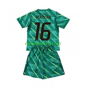 Camisolas de futebol França Mike Maignan 16 Guarda Redes Criança Equipamento 3ª World Cup 2026 Manga Curta